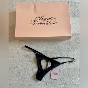 NWT Agent Provocateur Ettie Trixie Black Thong